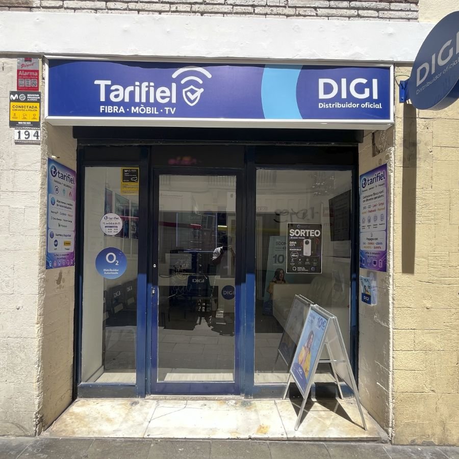 Fachada de la tienda Tarifiel Gràcia