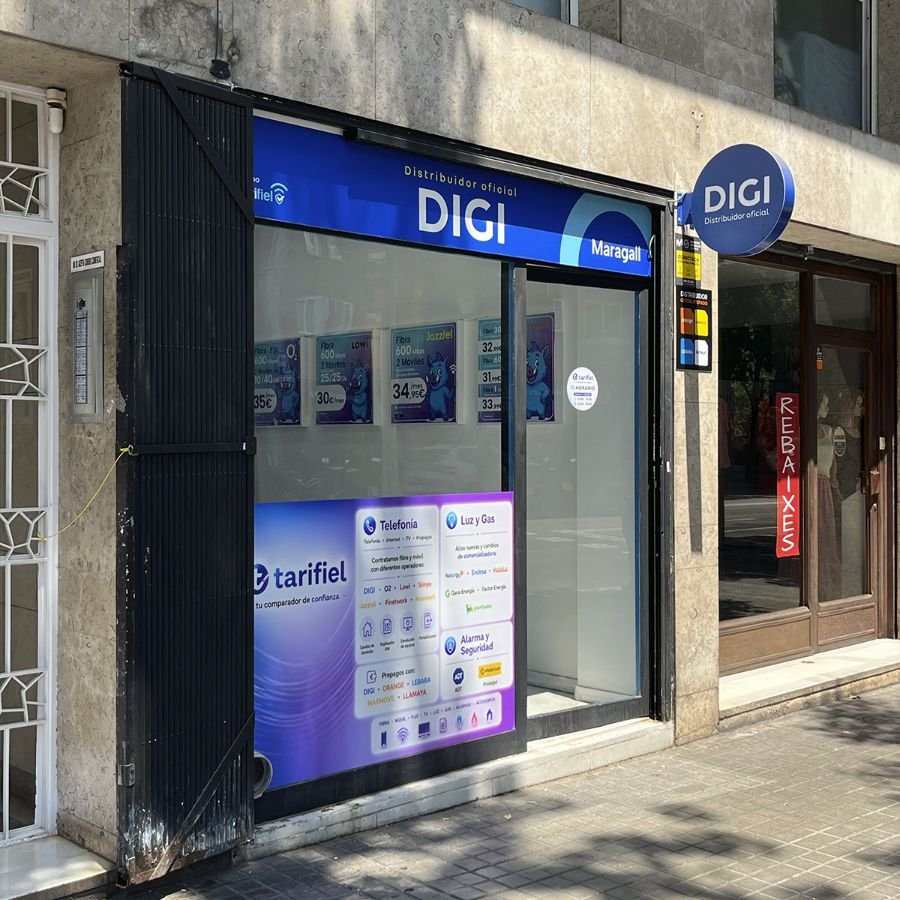 Fachada de la tienda Tarifiel Maragall