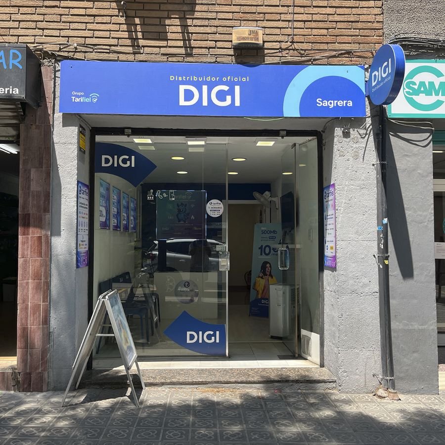 Fachada de la tienda Tarifiel Sagrera